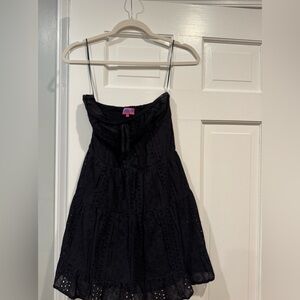 Edikted black mini dress